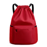 Sports Drawstring Backpack String Bag Sackpack With Large Capacity Gym Swim Beach For Women And Men To Hold Daily