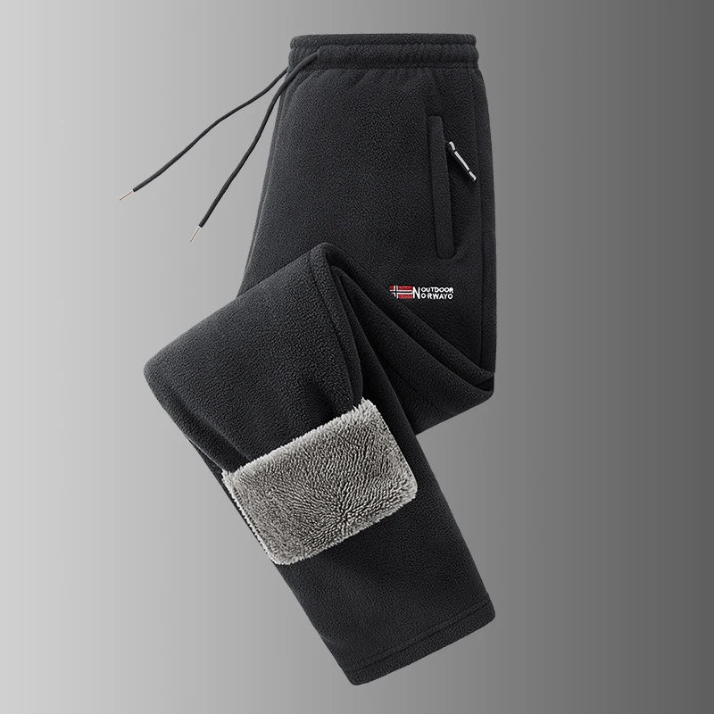 Polar Fleece Drawstring Winter Sweatpants
