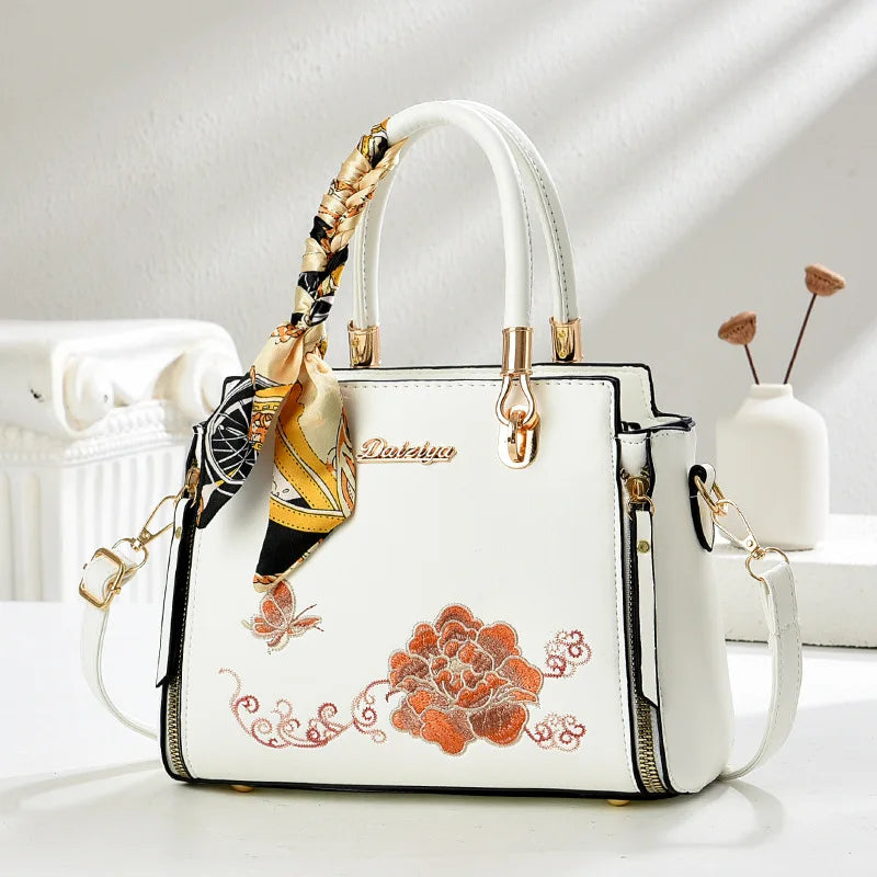 Women's Patchwork Shoulder & Crossbody Bag