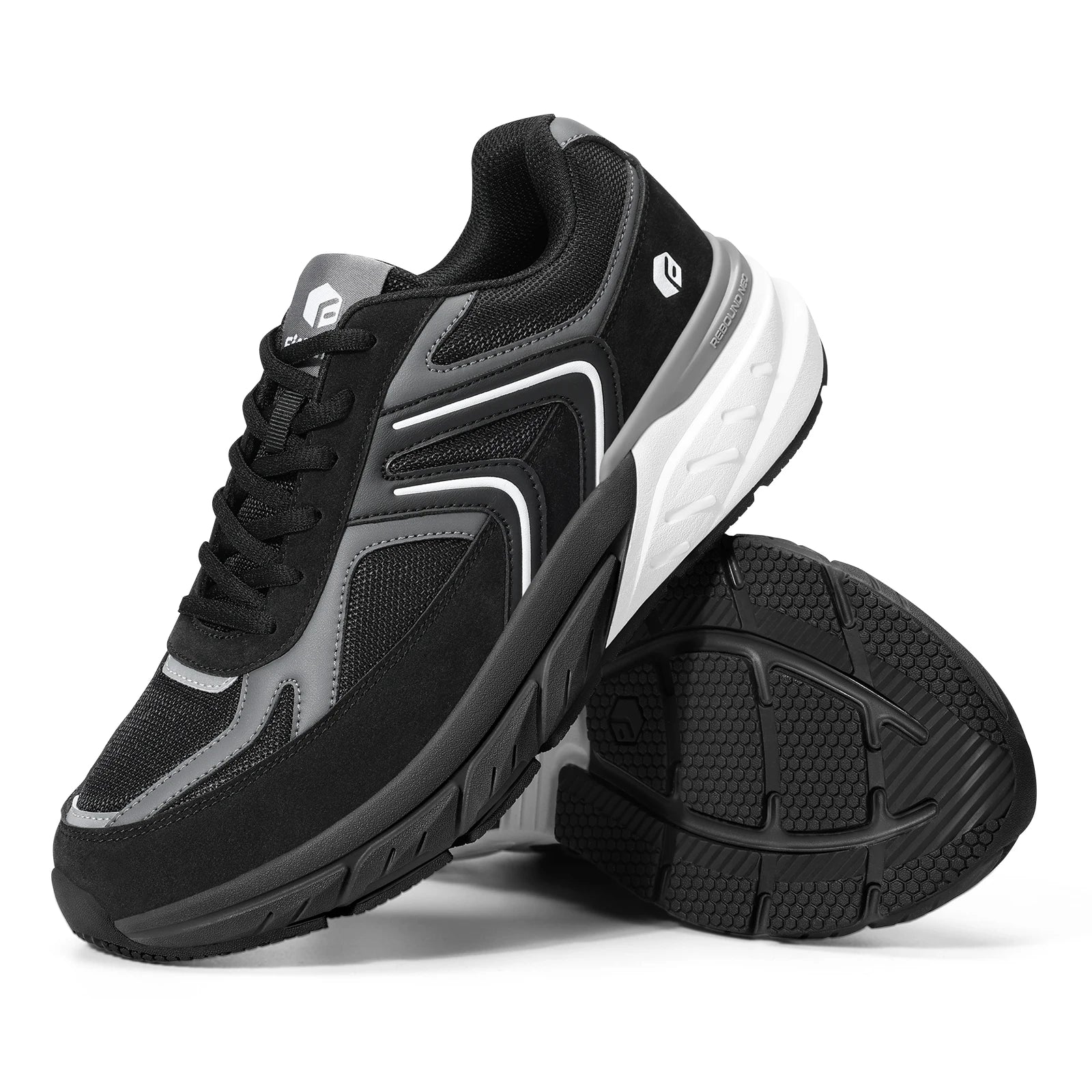 Fittington Wide Shoes For Man Walking Shoes Casual Sneakers Orthopedic Shoes Arch Support for Plantar Fasciitis Neuropathy