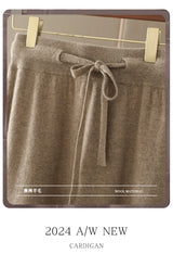 Wool A-Line Midi Skirt – Women's Knit Autumn Winter