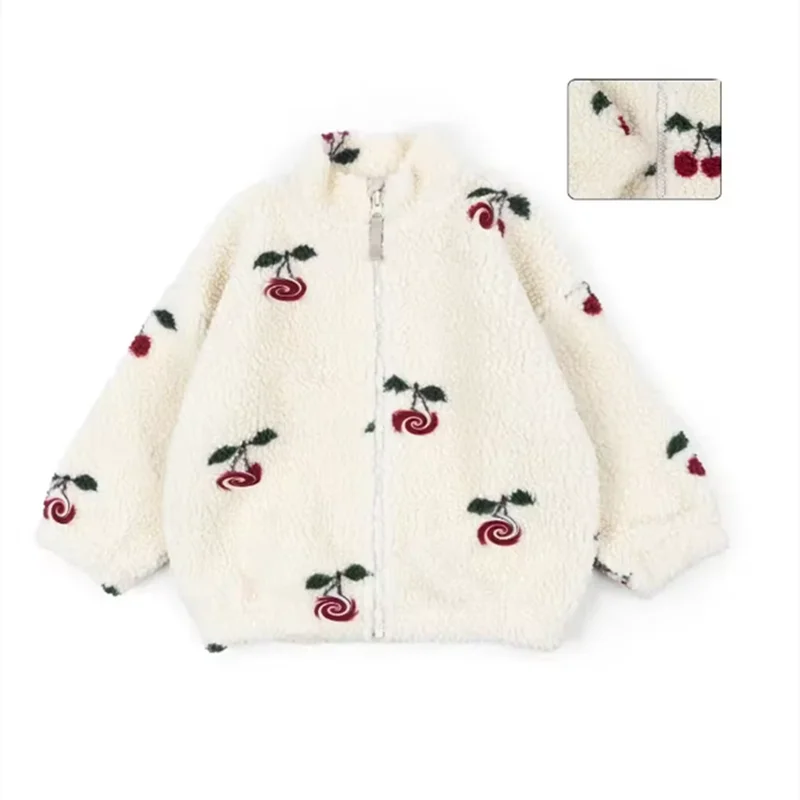 Kids' Sequin Lambswool Winter Jacket
