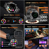 T-Rex 3 Military Grade 1000mAh Battery Smart Watch IP68 Waterproof GPS Bluetooth call AMOLED HD Men Sports 2026 New Smartwatch