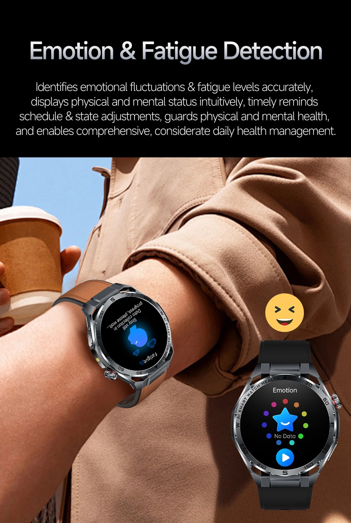 ECG+PPG Advanced Health Smart Watch for Men & Women