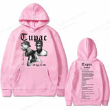 Tupac 2Pac Graphic Fleece Hoodie for Men