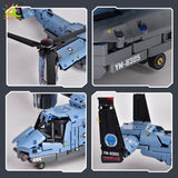 V-22 Tiltrotor Aircraft Building Set – 1,389 Pieces