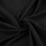 Autumn Black Square-Neck Backless Mini Dress - Long Sleeve Slim Fit Streetwear