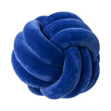 Handmade Knot Ball Throw Pillow – Soft Velvet Cushion