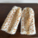 Women's Plush Leg Warmers for Winter & Y2K Outfits