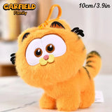 ORIGINAL Garfield Kawaii Soft Plush Toys Keychain Cute Cats Anime Stuffed Animals Peluche Doll Pendants Birthdays Gifts For Kids