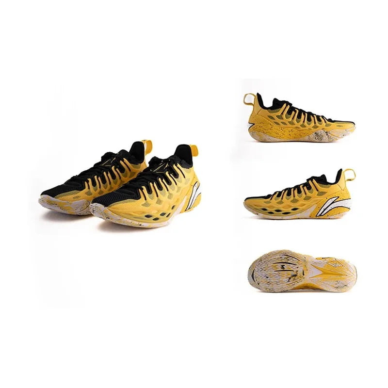Li-Ning Men's JIMMY BUTLER BUCKETS Professional Basketball Shoes Boom Cushion LiNing Breathable Sports Shoes ABAV023