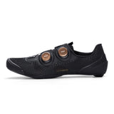 Santic Road Cycling Shoes Carbon Fiber Road Lock Shoes 14 Hardness Competition Ultra Light Cycling Shoes Suitable
