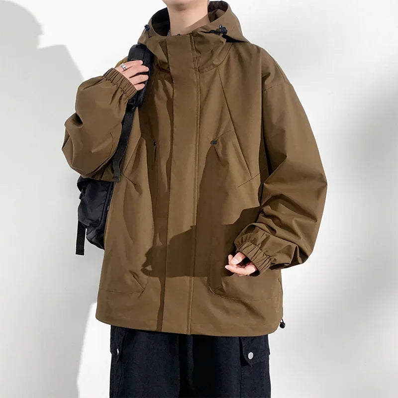 Men's Windbreaker Jacket – Plus Size Casual Outerwear