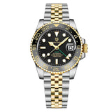 New PAGANI DESIGN Men Mechanical Watch 40mm Luxury Automatic Mens Watches 10Bar Waterproof GMT Wristwatch for Man's Gift PD-1662