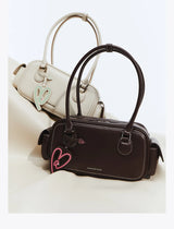 Amazing Song Toast Bag BGT Retro Chic Classic Bowling Bag Style Linear Shoulder Bag