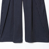 Women’s High-Waist Striped Wide-Leg Pants