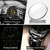 POEDAGAR 996 Men's Luxury Chronograph Watch