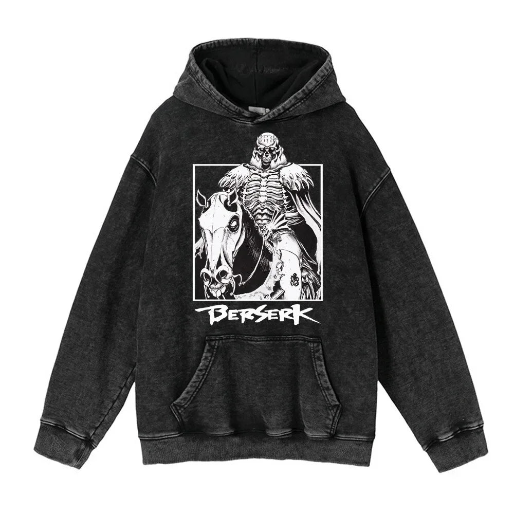 Vintage Wash Oversized Cotton Hoodie