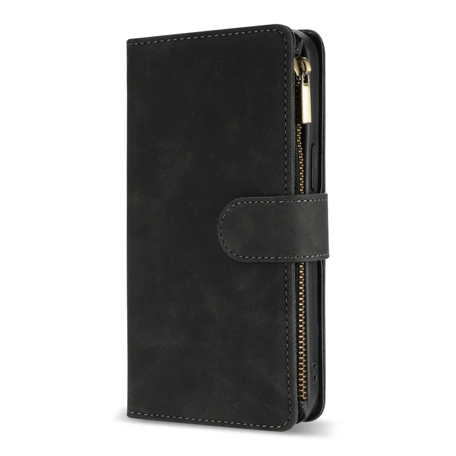 Samsung Galaxy Wallet Case with Strap & Stand