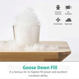 Luxury 3D Bread White Goose Down Feather Pillows for Sleeping Body Neck Protection Bed Pillows Soft Comfort 100% Cotton Cover