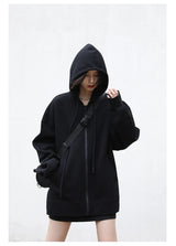 Women’s Relaxed Longline Zip-Up Hoodie