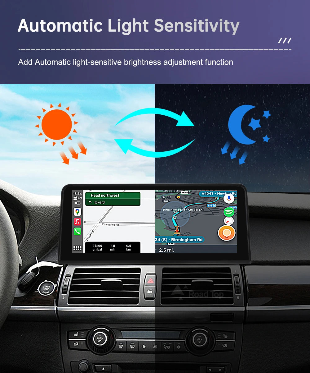 BMW X5 X6 Wireless CarPlay & Android Auto Screen