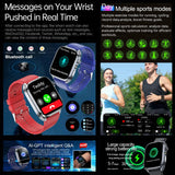 ECG+PPG Health Smartwatch – AI Body Analysis & BT Calling
