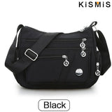 Fashion Women Waterproof Crossbody Bag Casual Single Shoulder Handbag Messenger Bag Oxford Material