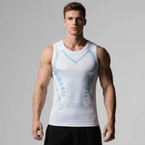 NEW Men Sports Compression Vest Body Shaper Slimming Compression Vest Basketball Gym Tight Undershirt