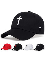 Unisex Cross Embroidery Baseball Cap | All-Season