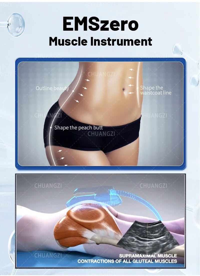 EMSZERO PRO 6500W NEO Slimming Machine EMS+EMT/RF Nova Body Sculpting EMS Pelvic Muscle Stimulator Salon