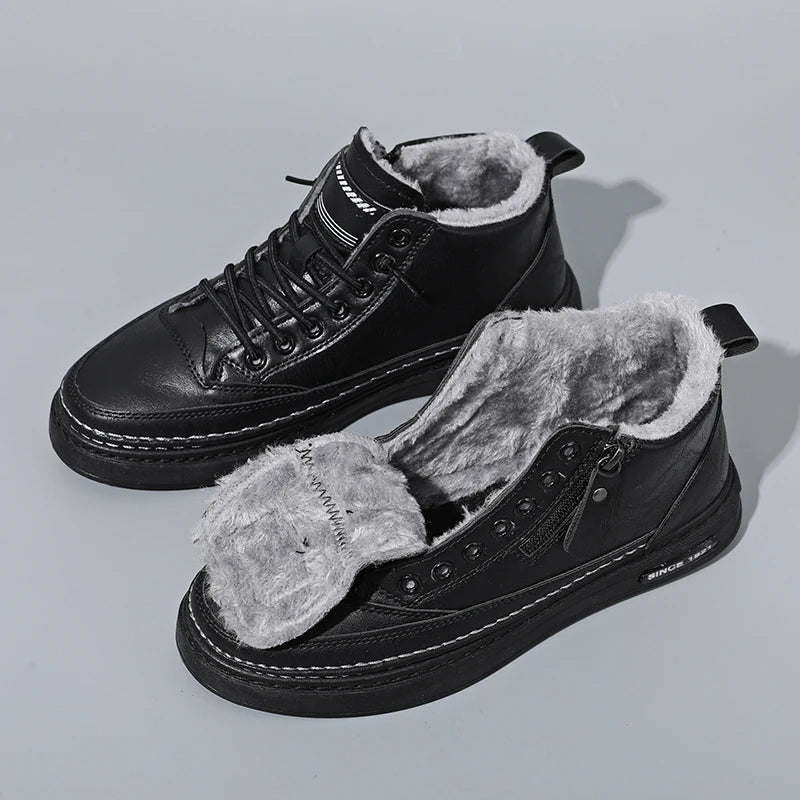 Men's USA-Made Warm Leather Work & Leisure Boots