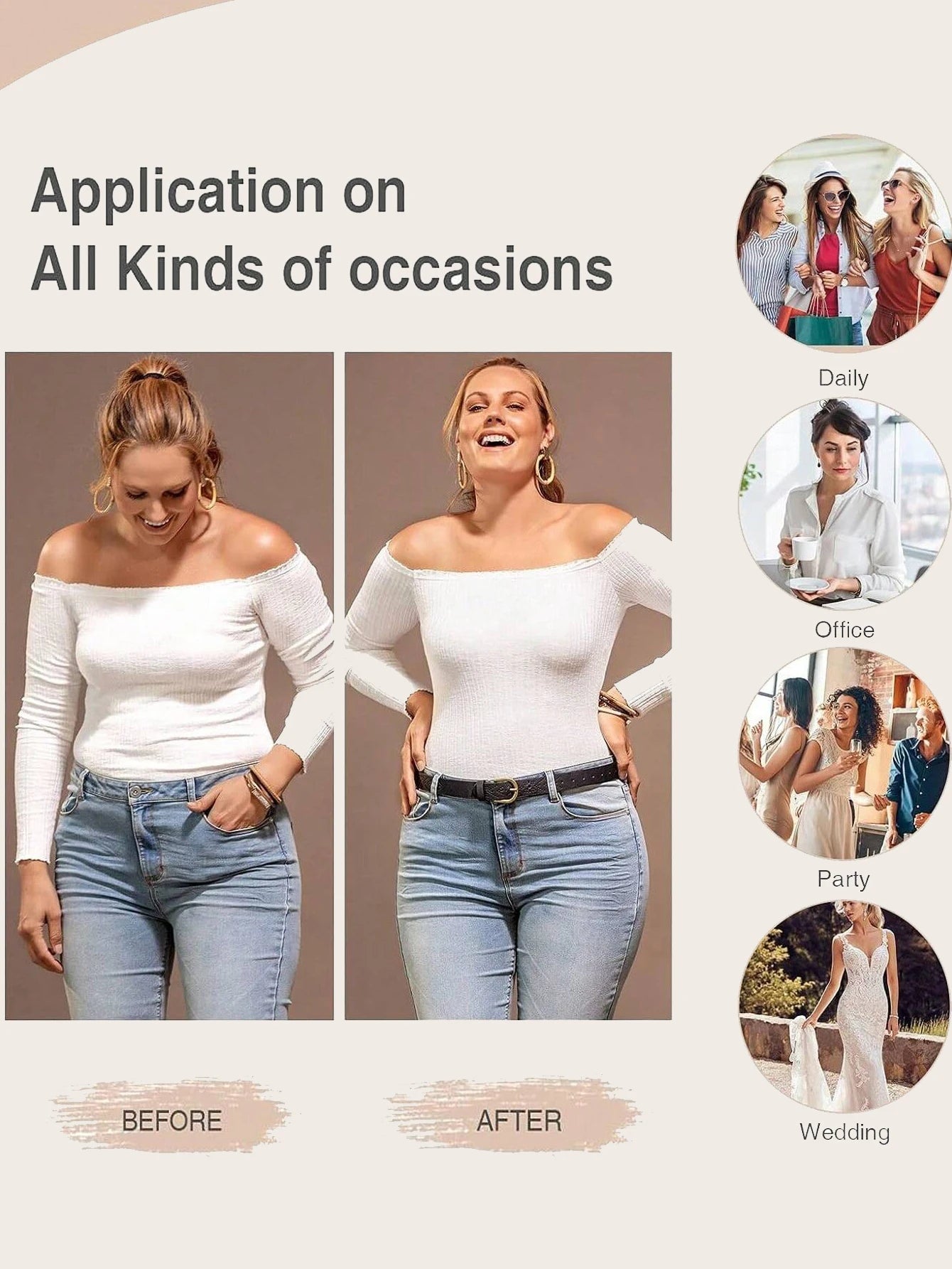 FeelinGirl Women’s Tummy Control Faja – Post-Surgery Compression Body Shaper