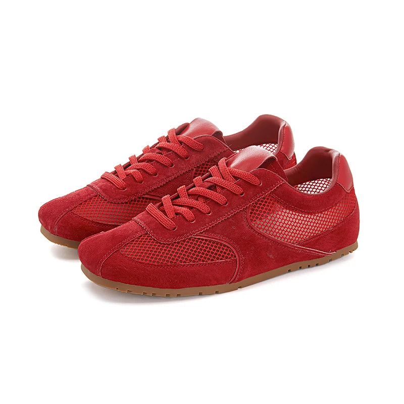 AIYUQI Women's Mesh Flat Sneakers – Elegant Summer Style