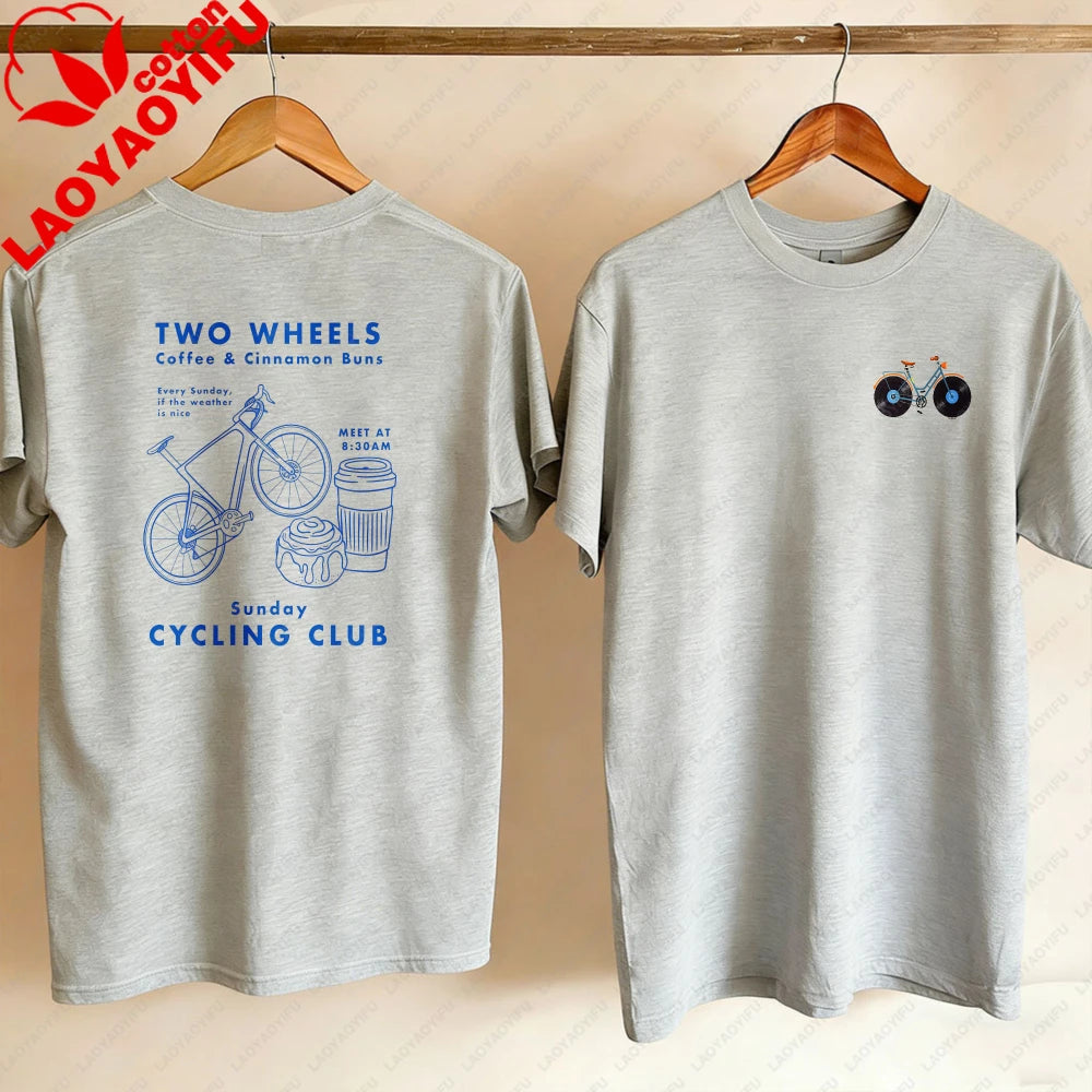 Sunday Cycling Club Cotton Graphic T-Shirt