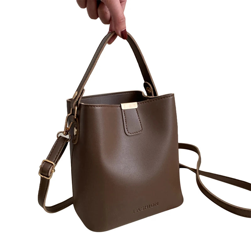 Women PU Leather Handbag Casual Tote Bag Lady Messenger Shoulder Bag Brand Design Female Totes Bolsa Black