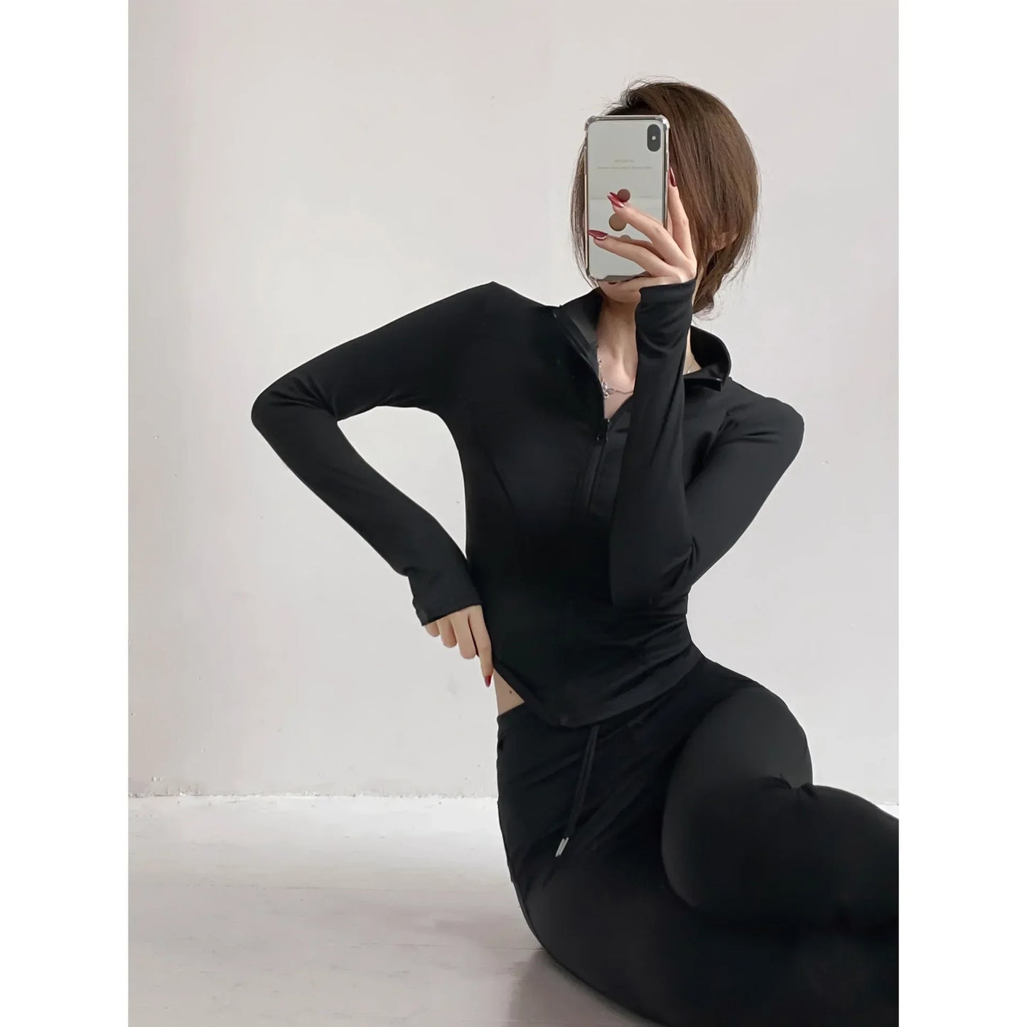 Quick-Dry Performance Yoga Jacket