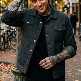 Men's New Denim Jacket Workwear Street Comfortable Denim Jacket Multi-pocket Design Denim Menswear Top Coat