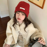 WinvyNee 100% Wool Knitted Beanie Hat – Women & Men