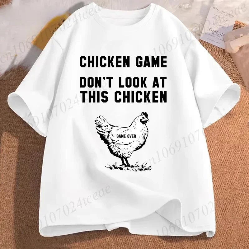 Chicken Game Graphic Tee – Funny Unisex T-Shirt