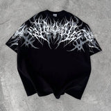Y2K Cyberpunk Gothic Graphic Tee