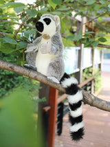 28cm Wild Lemur Plush Toy – Lifelike Stuffed Animal