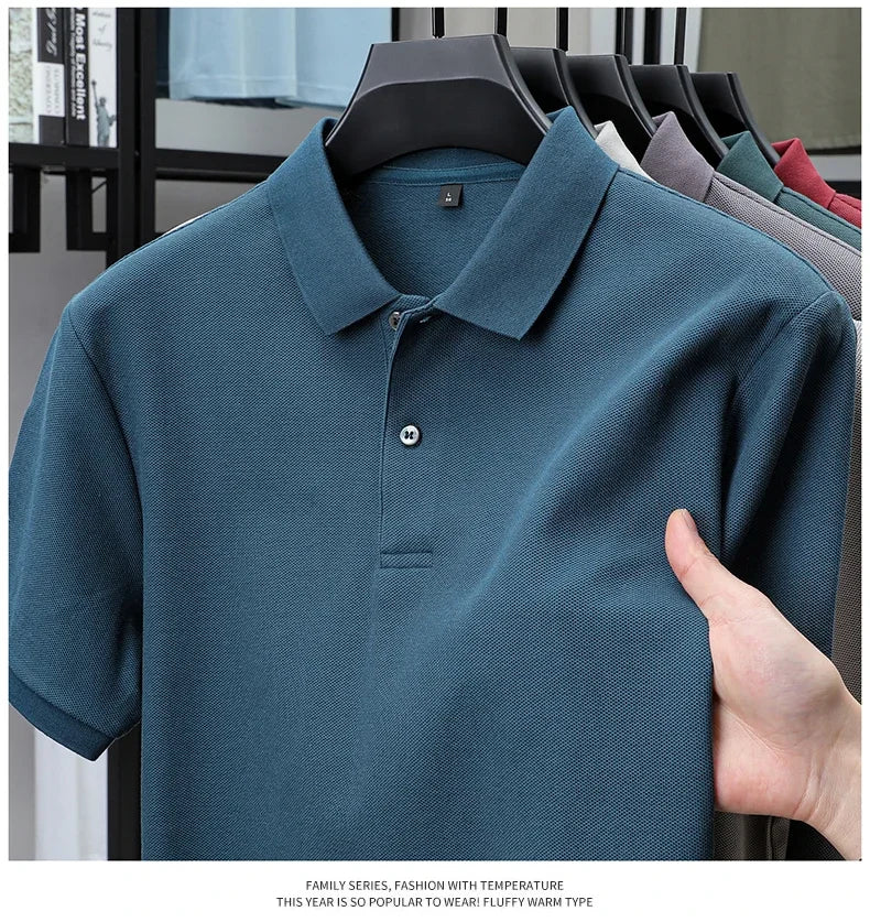 Men's Premium Cotton Polo Shirt – 19 Colors
