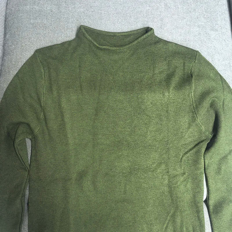 Women's Mock Neck Slim Fit Knit Sweater
