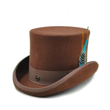 Elegant Wool Top Hat | Magician & Gentleman Style