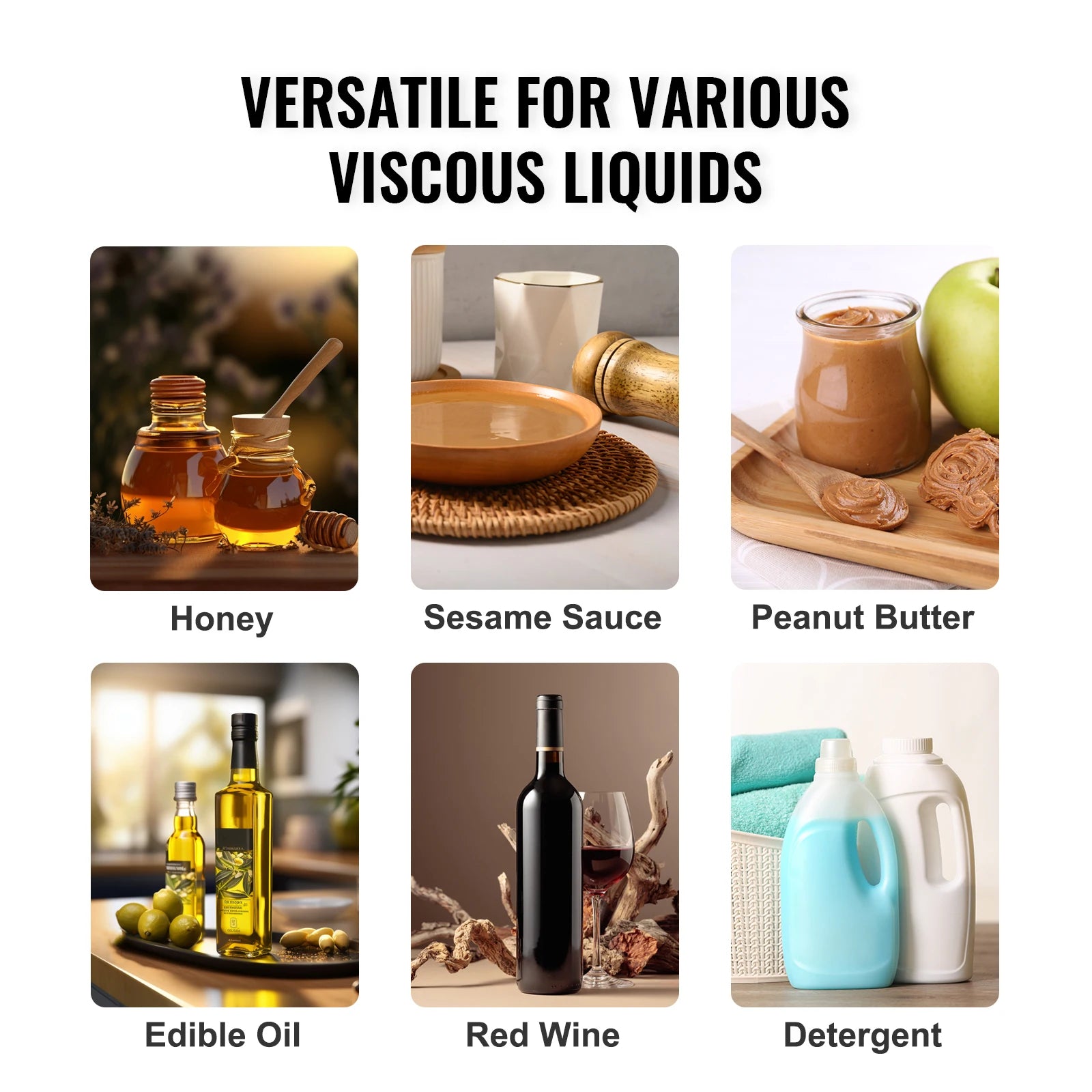 SucceBuy Automatic Liquid Filling Machine Bottle Water Filler Gear Pump Digital Control for Perfume Beverage Olive Oil 50-5000g