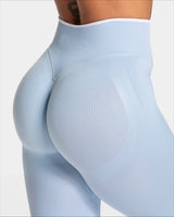 High-Waist Seamless Yoga Leggings