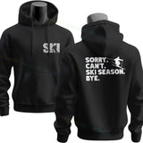 Men's Ski & Snowboard Graphic Hoodie for Fall and Winter
