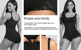 USA-Made Colombian Body Shaper | Lace Tummy Control Bodysuit & Waist Traine