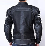 High-Performance Breathable Denim Racing Jacket